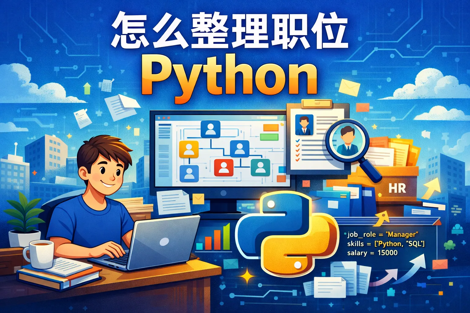怎么整理职位 Python