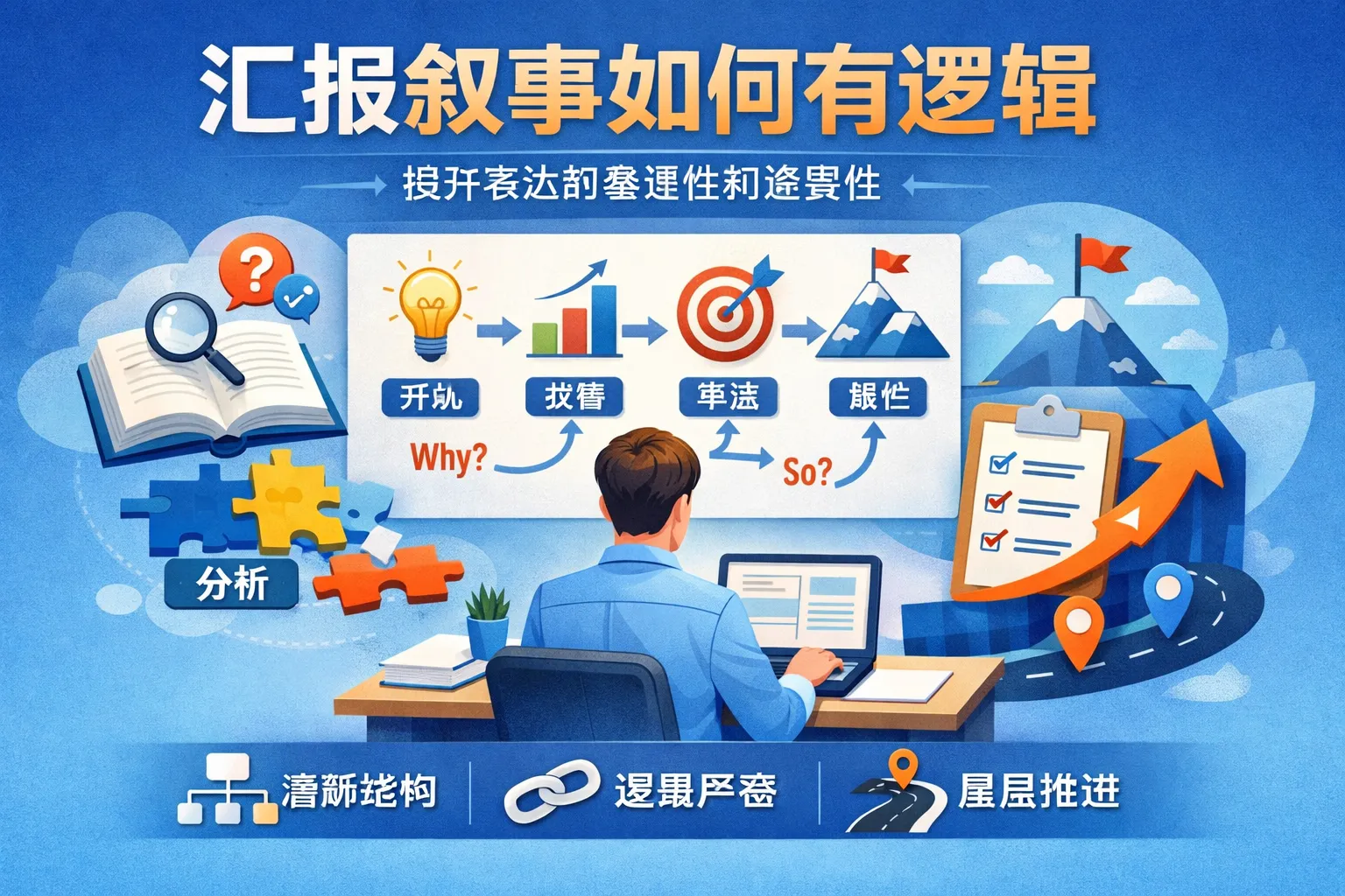 汇报叙事如何有逻辑