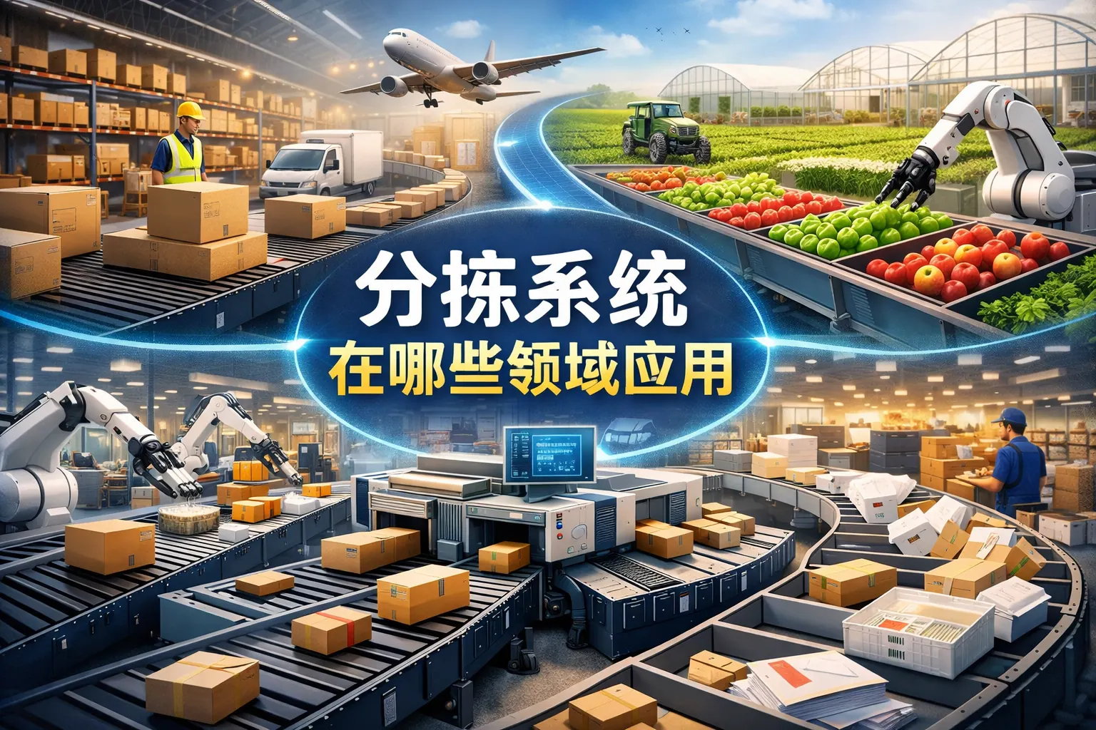 分拣系统在哪些领域应用