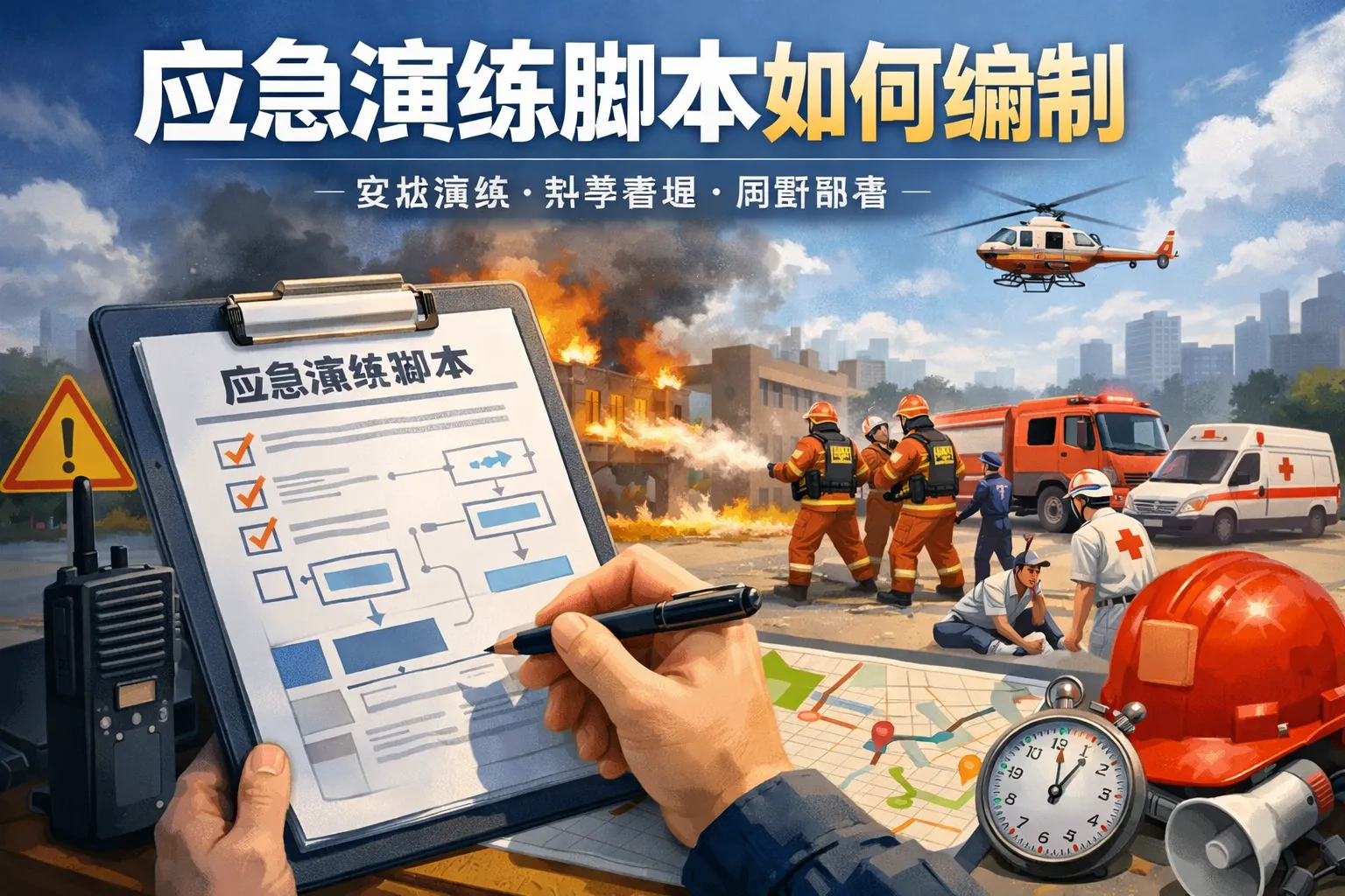 应急演练脚本如何编制