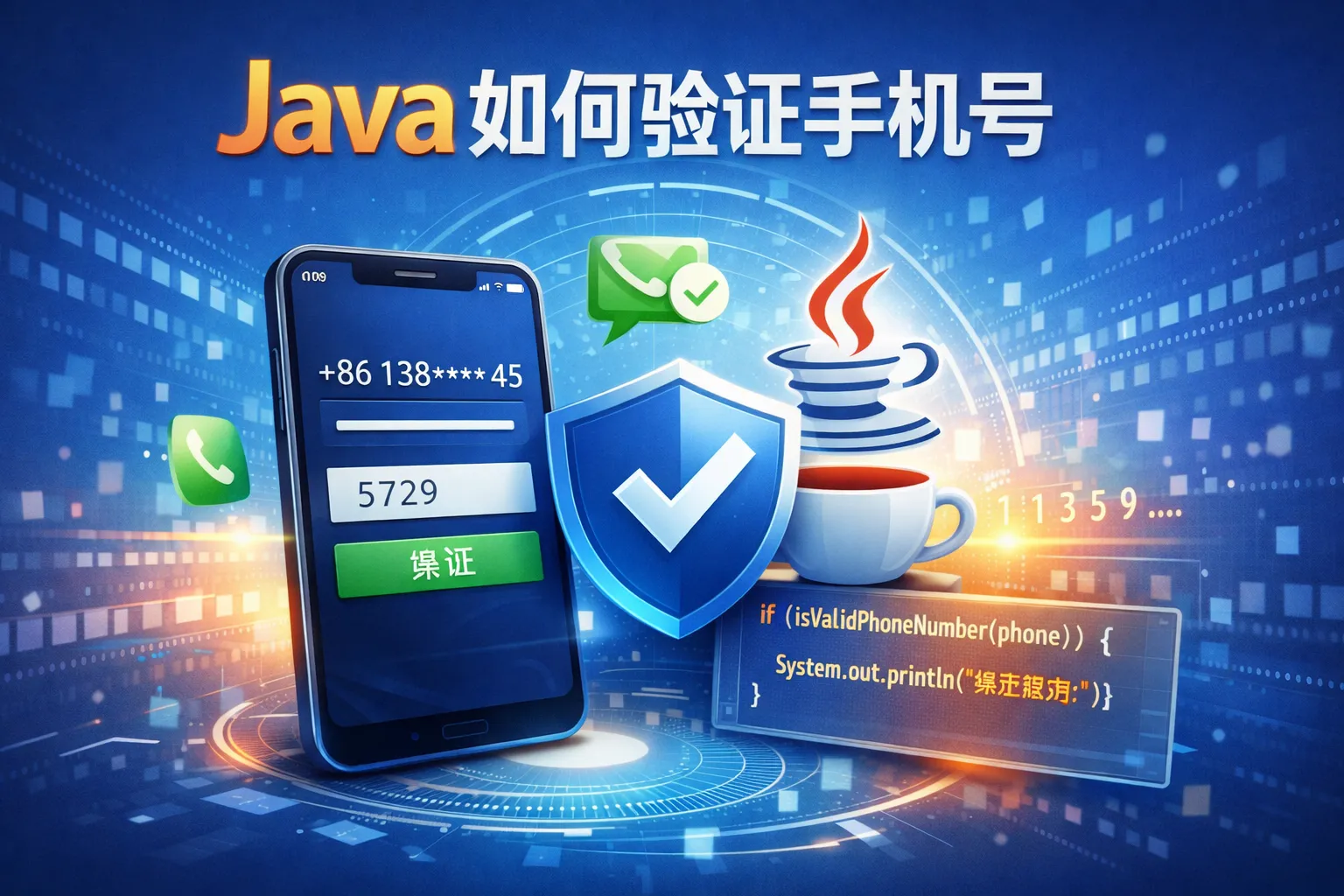 java如何如何验证手机号