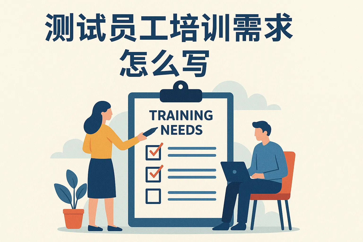 测试员工培训需求怎么写