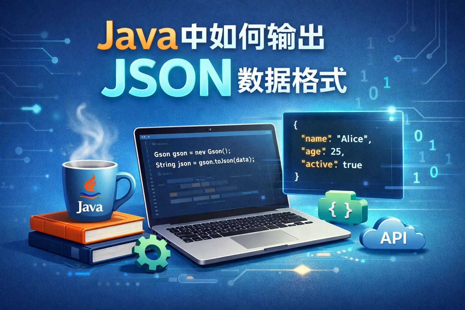 java中如何输出json数据格式