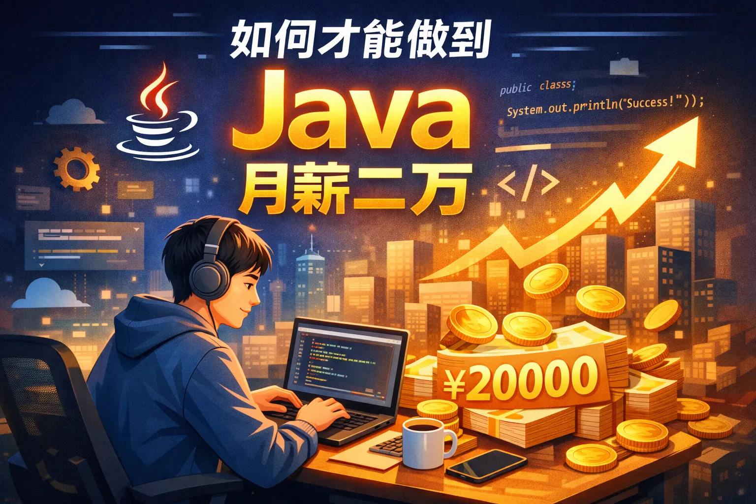 如何才能做到java月薪二万
