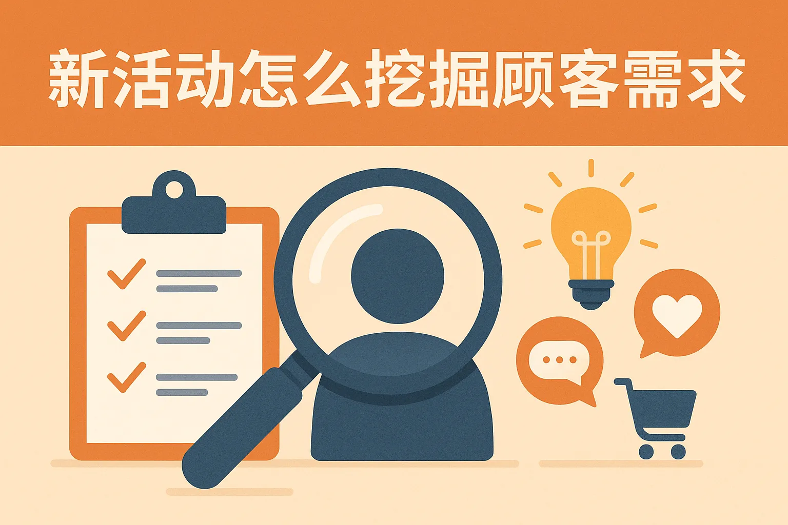 新活动怎么挖掘顾客需求