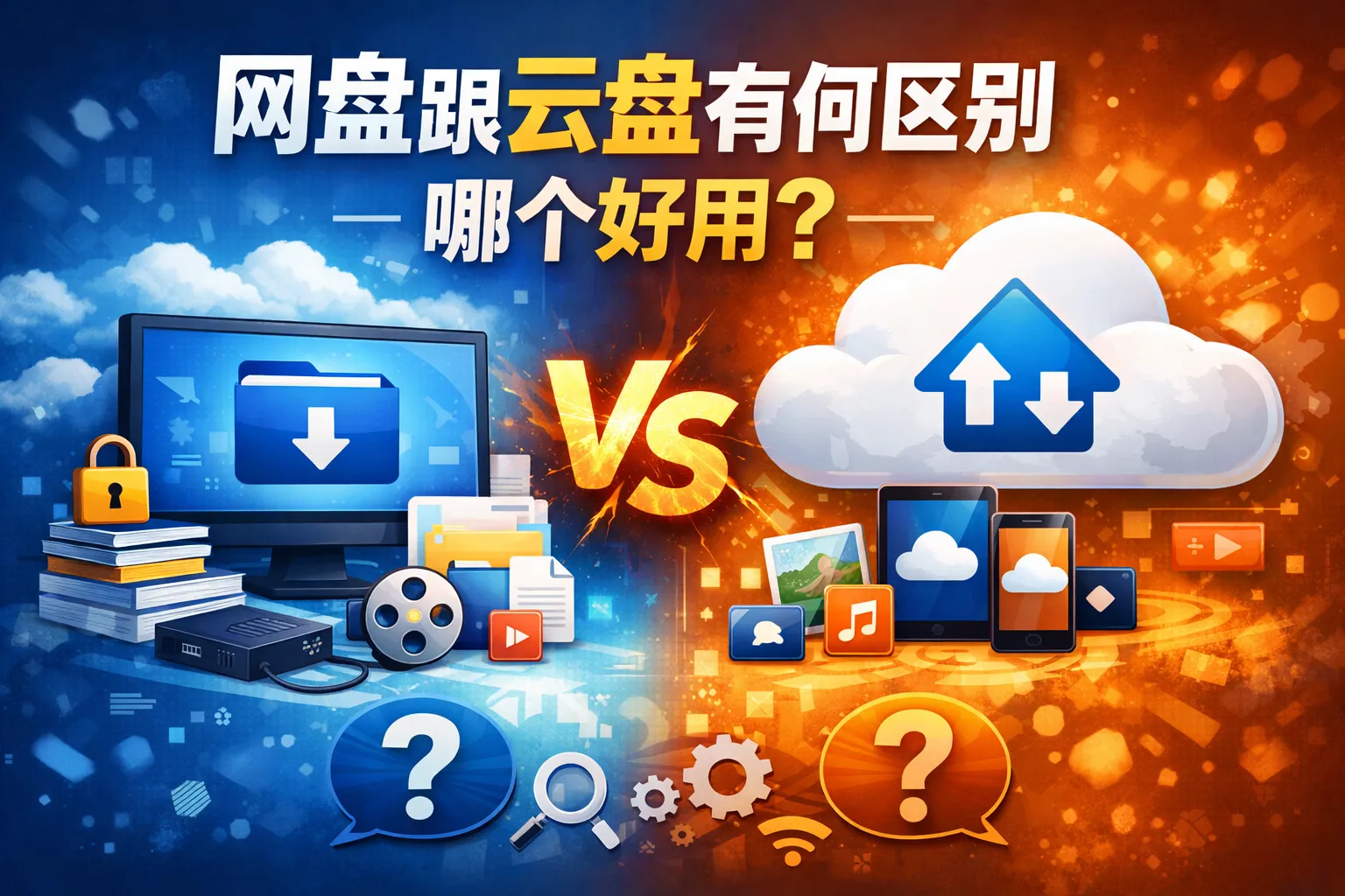 网盘跟云盘有何区别哪个好用