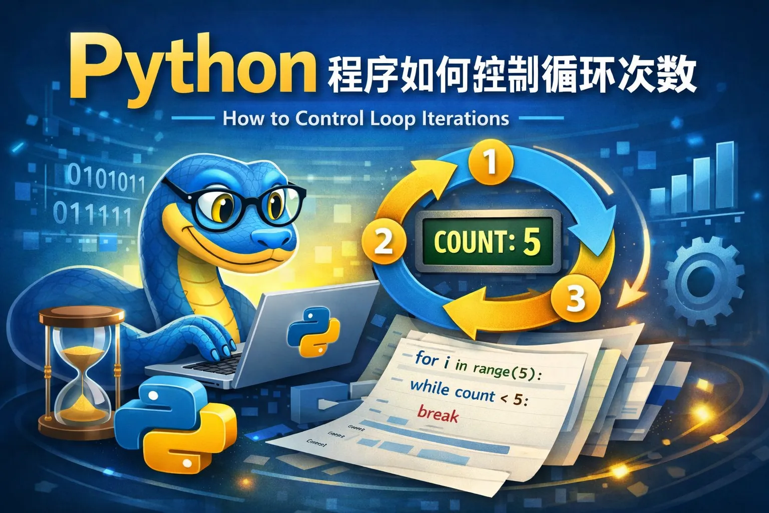 Python程序如何控制循环次数