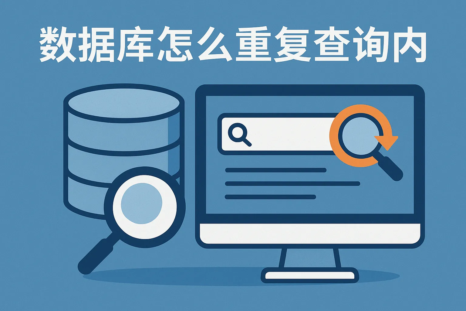 数据库怎么重复查询内容