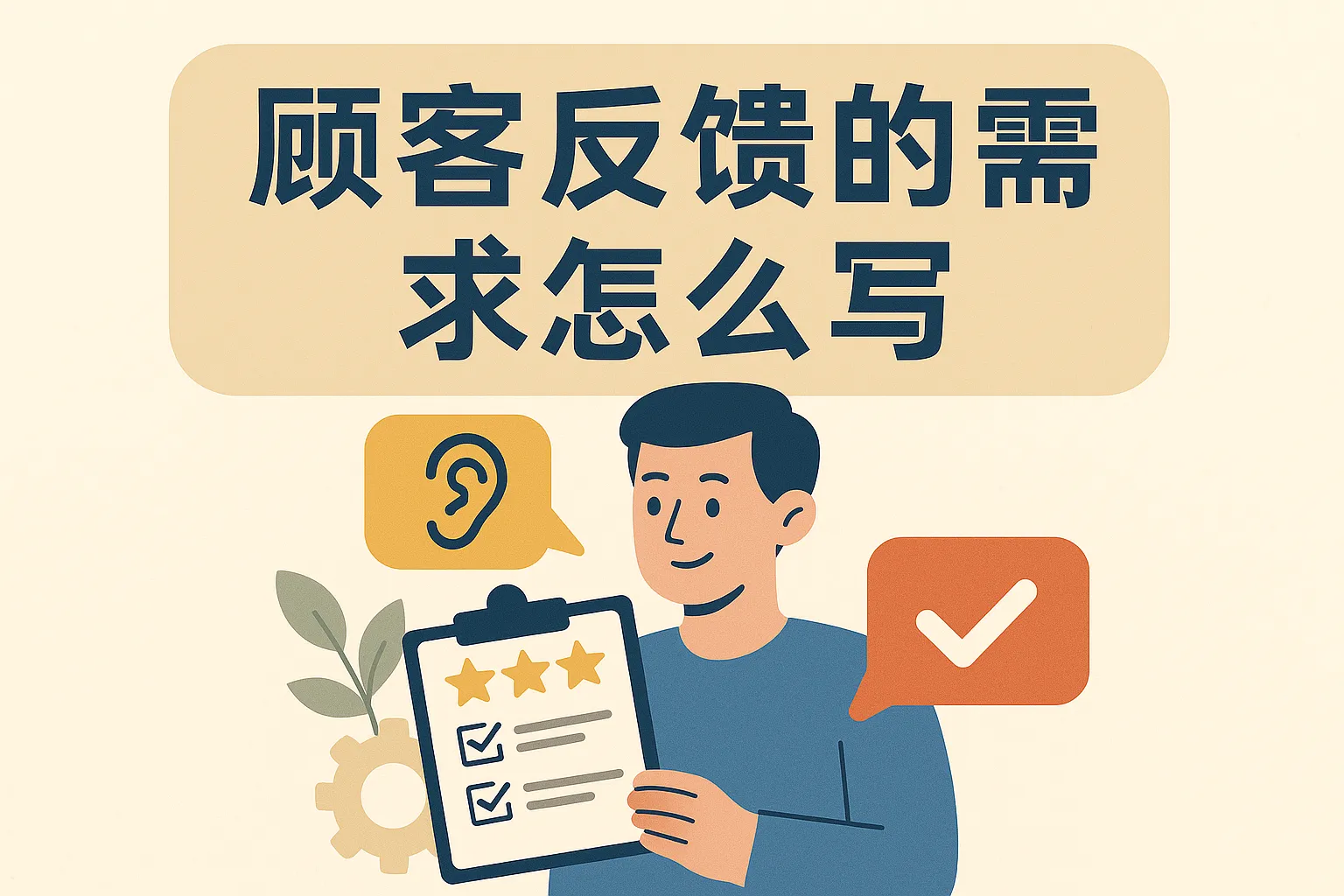 顾客反馈的需求怎么写
