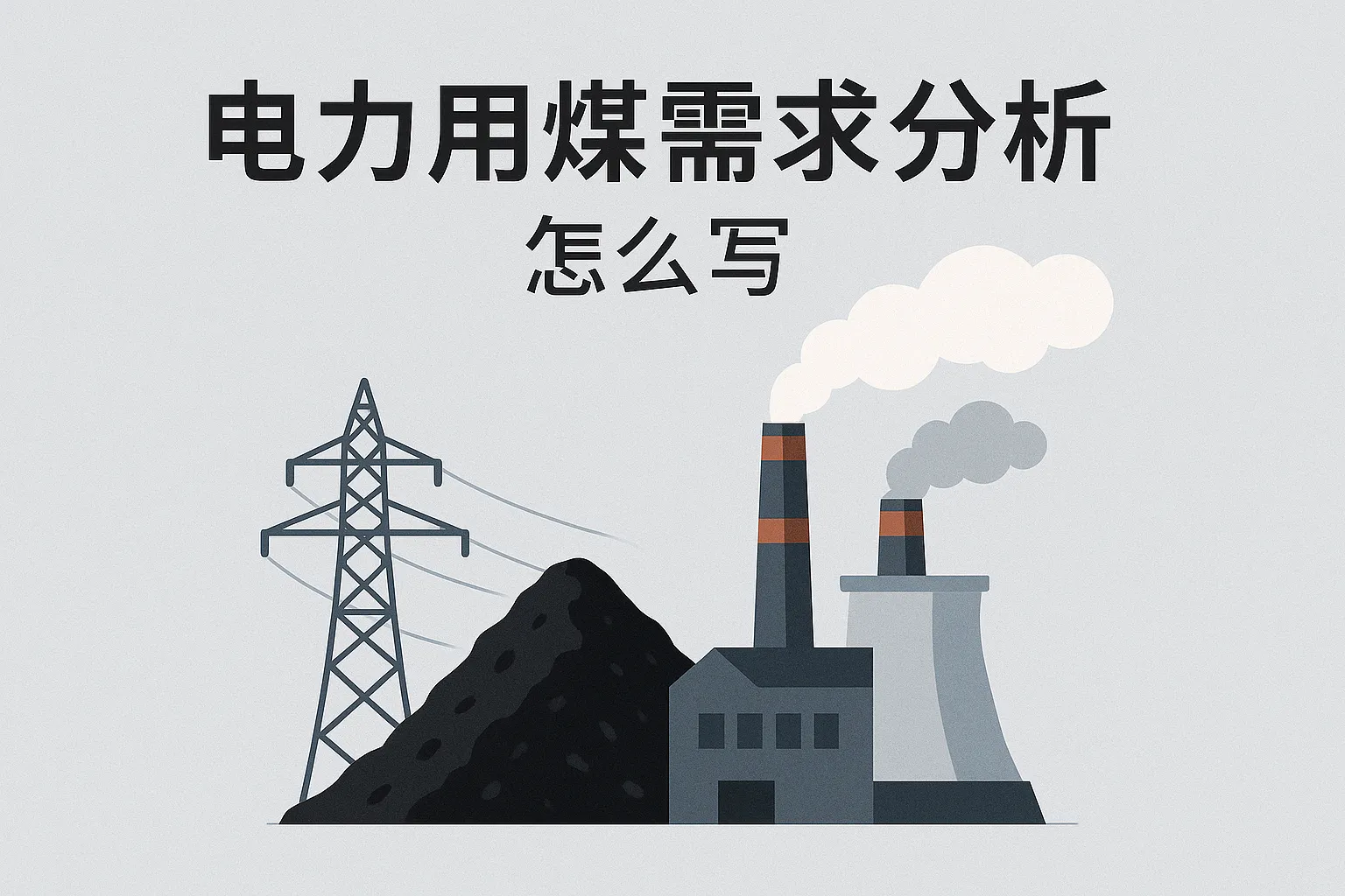 电力用煤需求分析怎么写