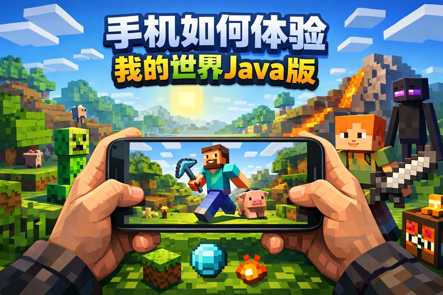 手机如何体验我的世界java版