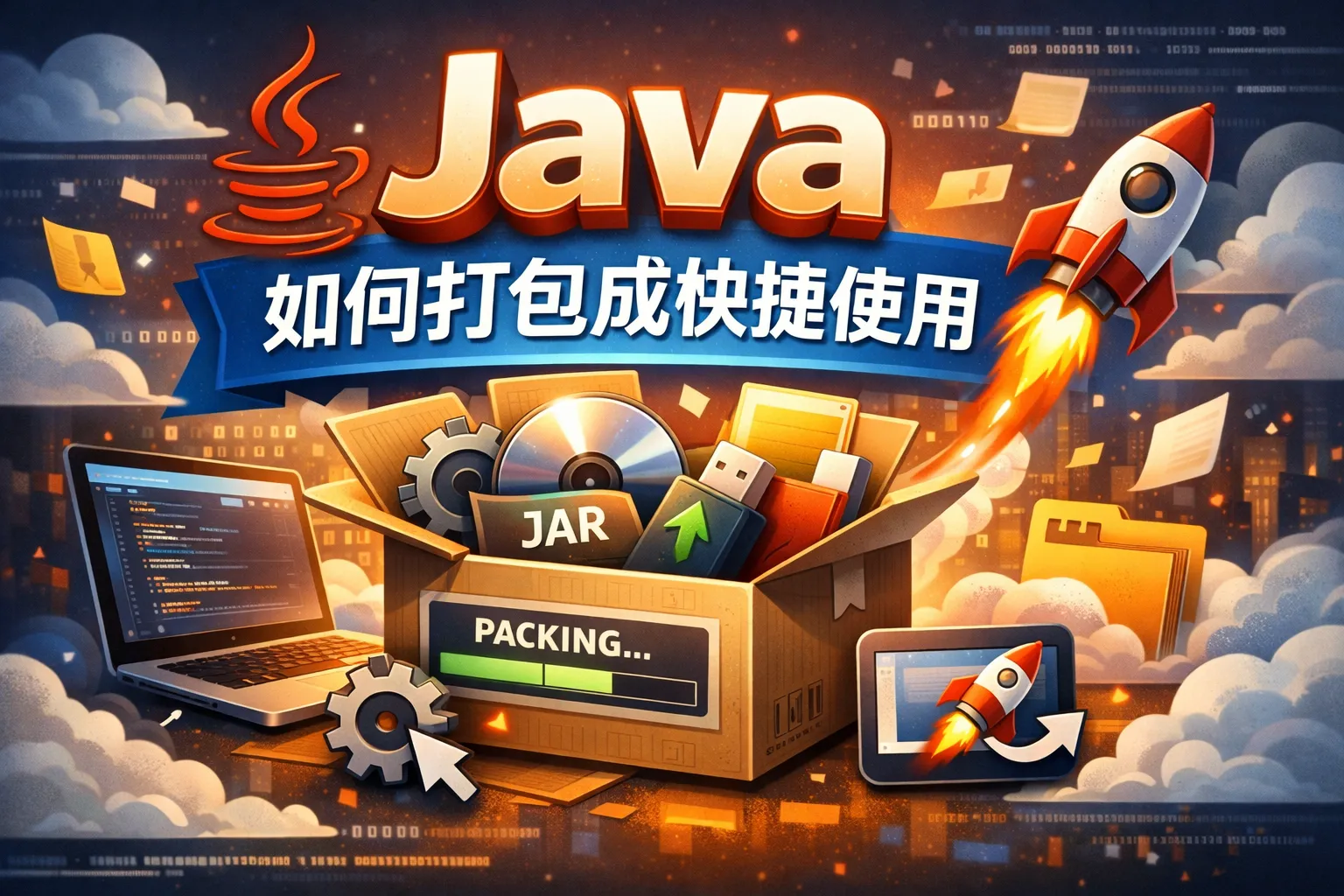 java 如何打包成快捷使用