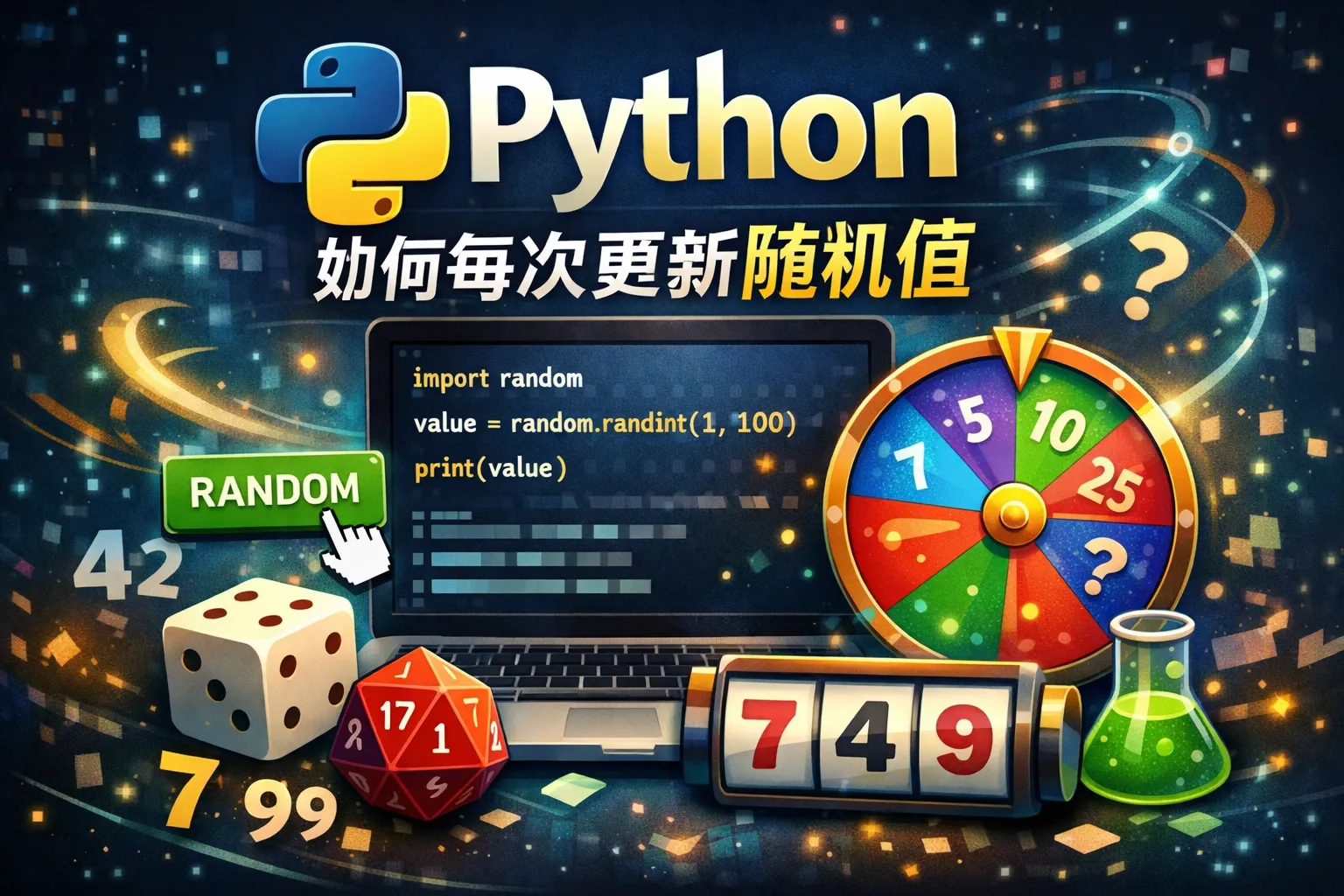 python如何每次更新随机值