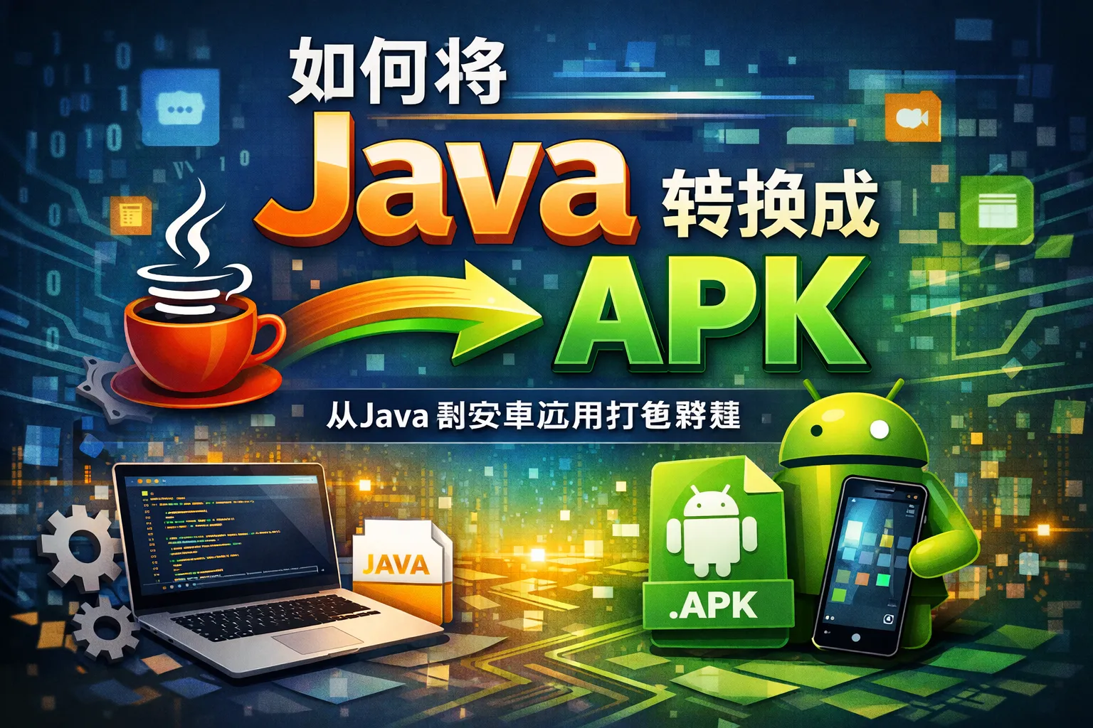 如何将java转换成apk