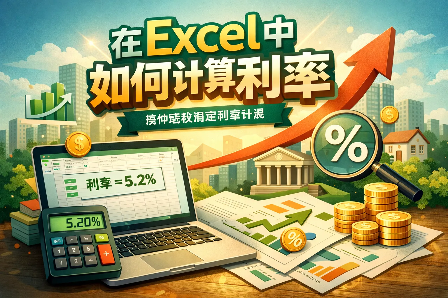 在excel中如何计算利率