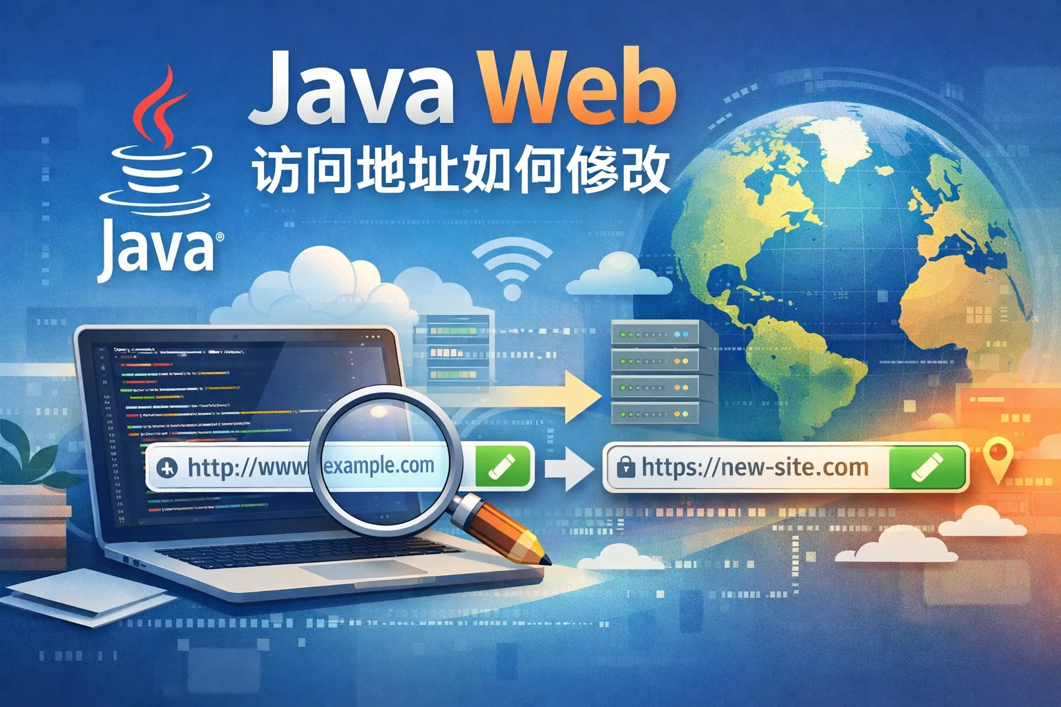java web访问地址如何修改