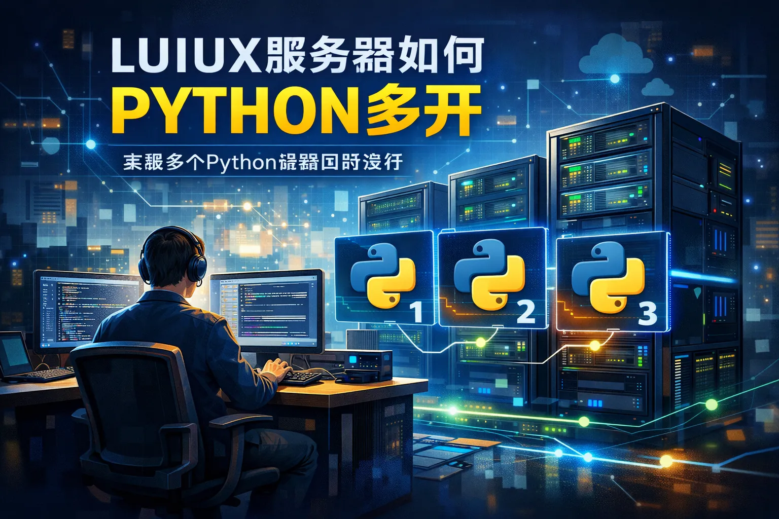 luiux服务器如何python多开