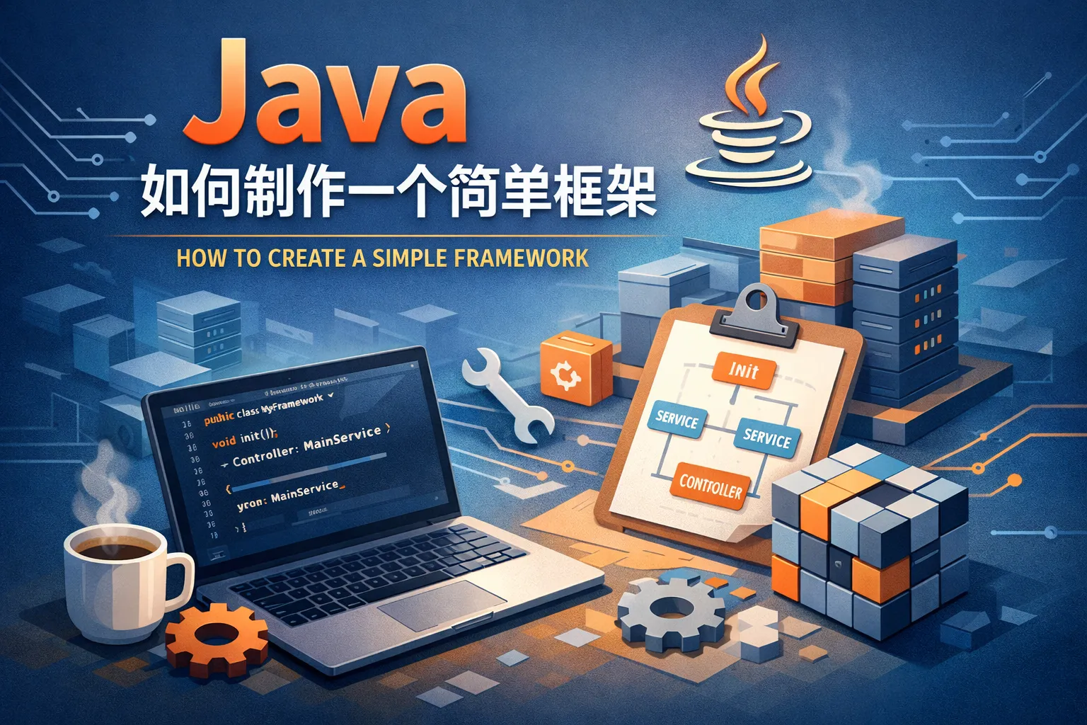 java如何制作一个简单框架