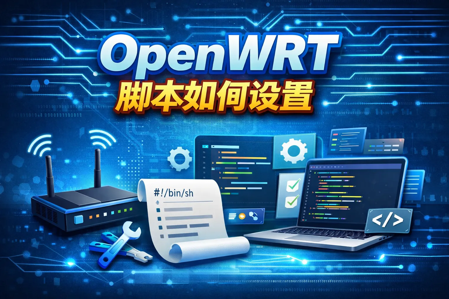 openwrt 脚本如何设置