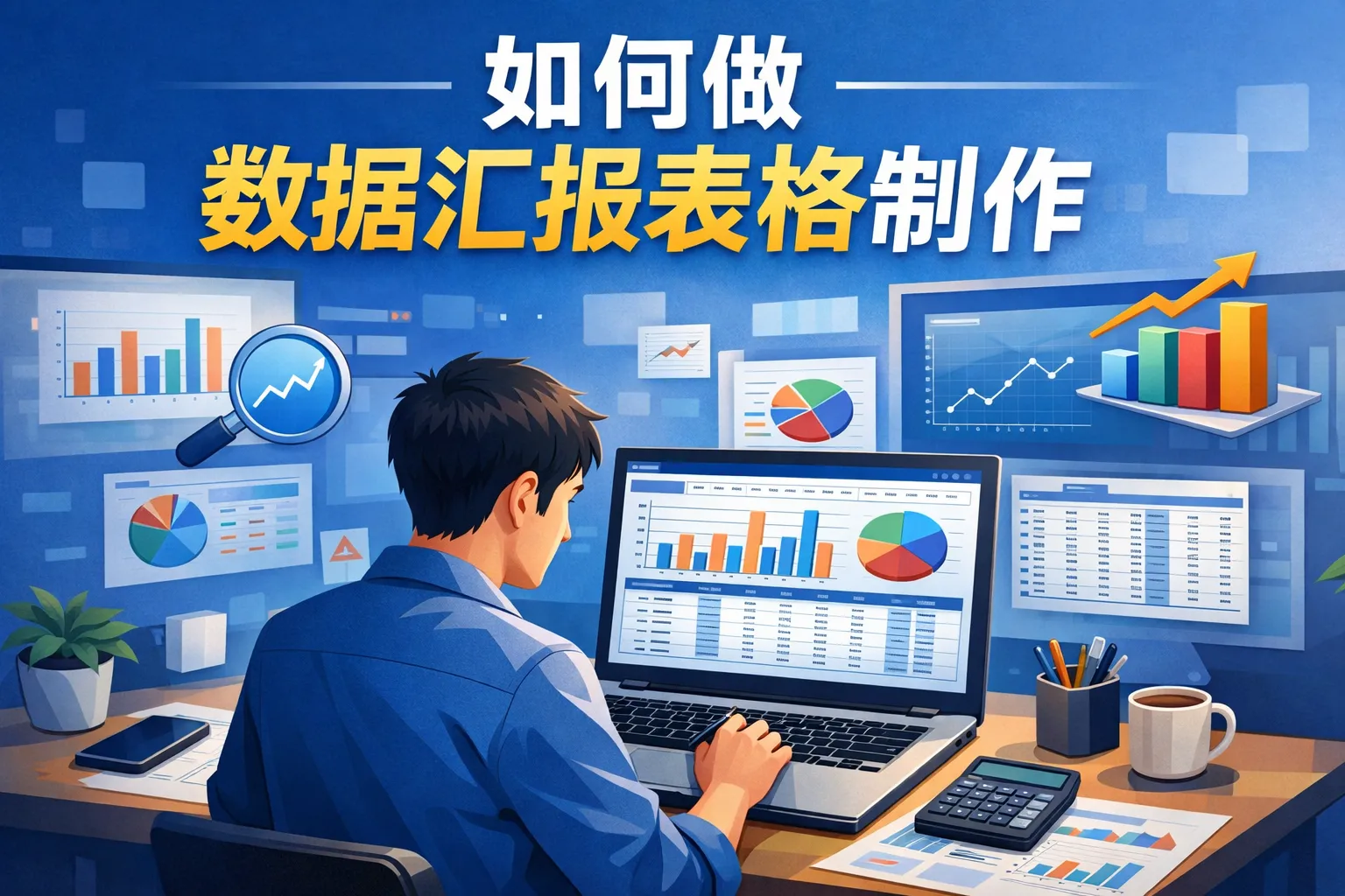 如何做数据汇报表格制作