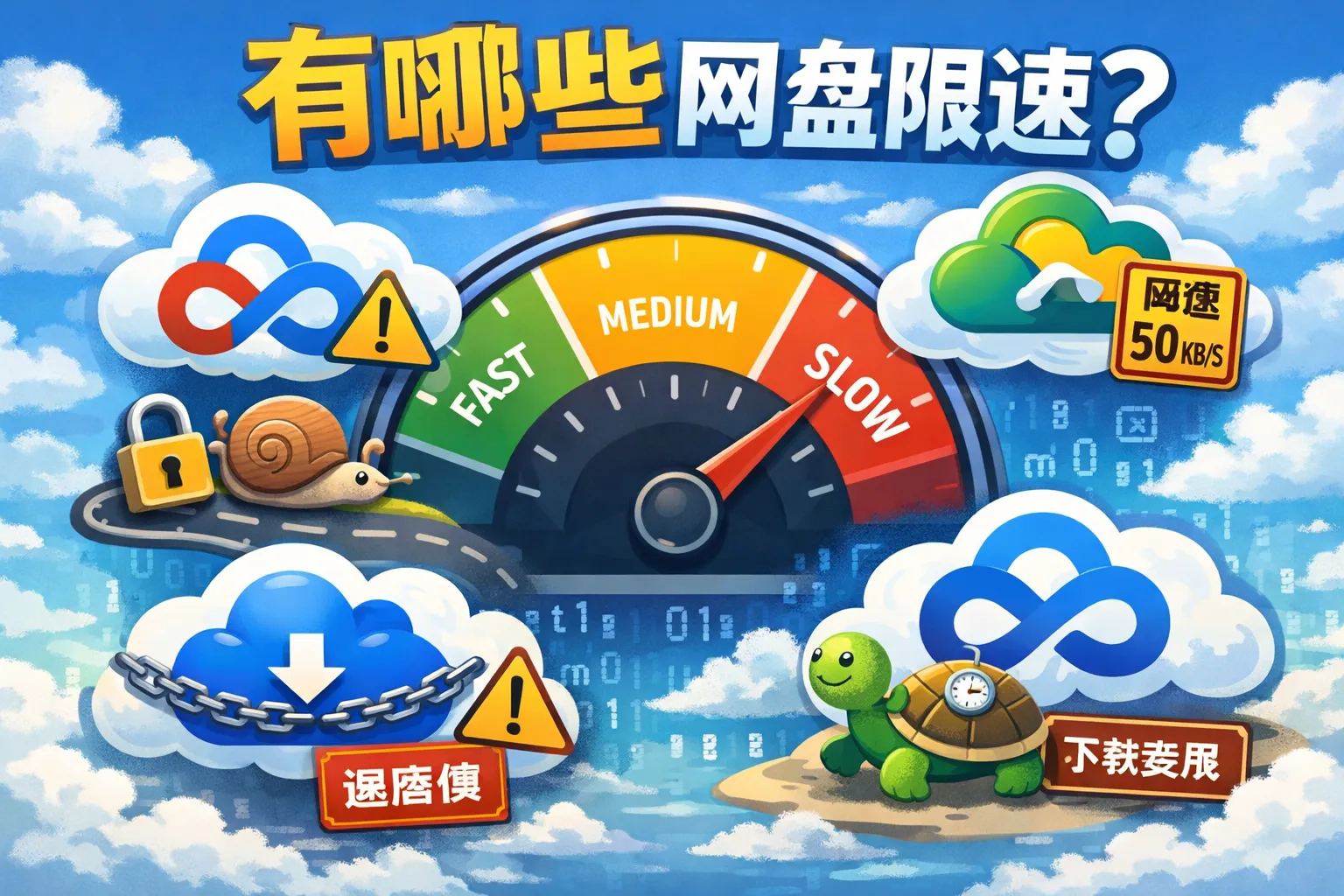 有哪些网盘限速