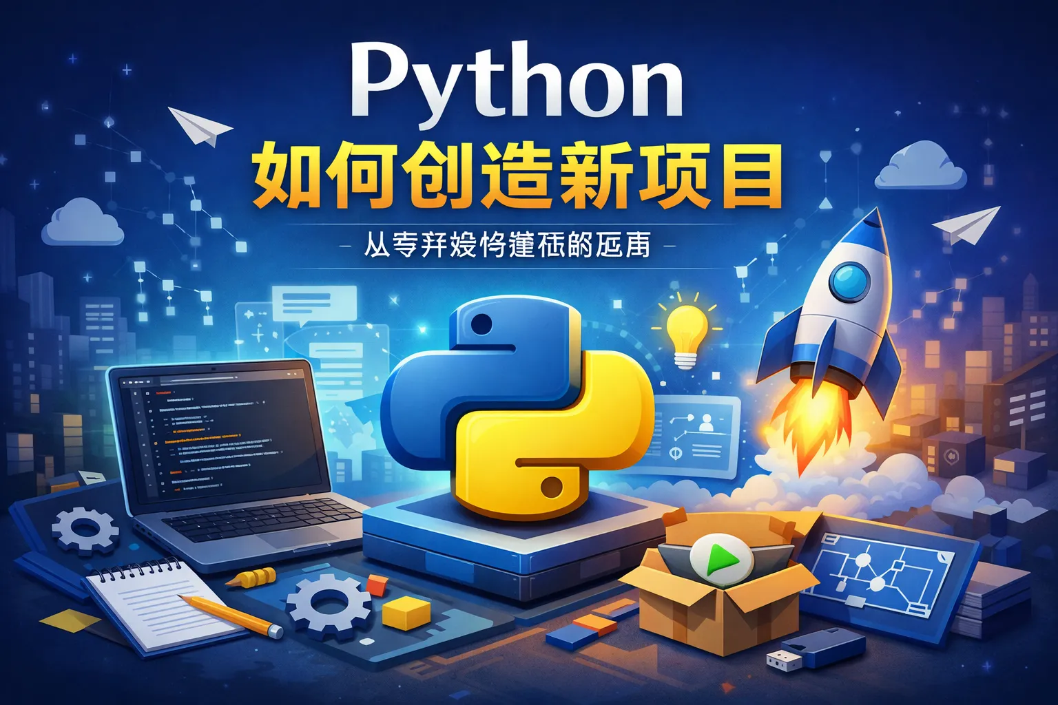 python如何创造新项目