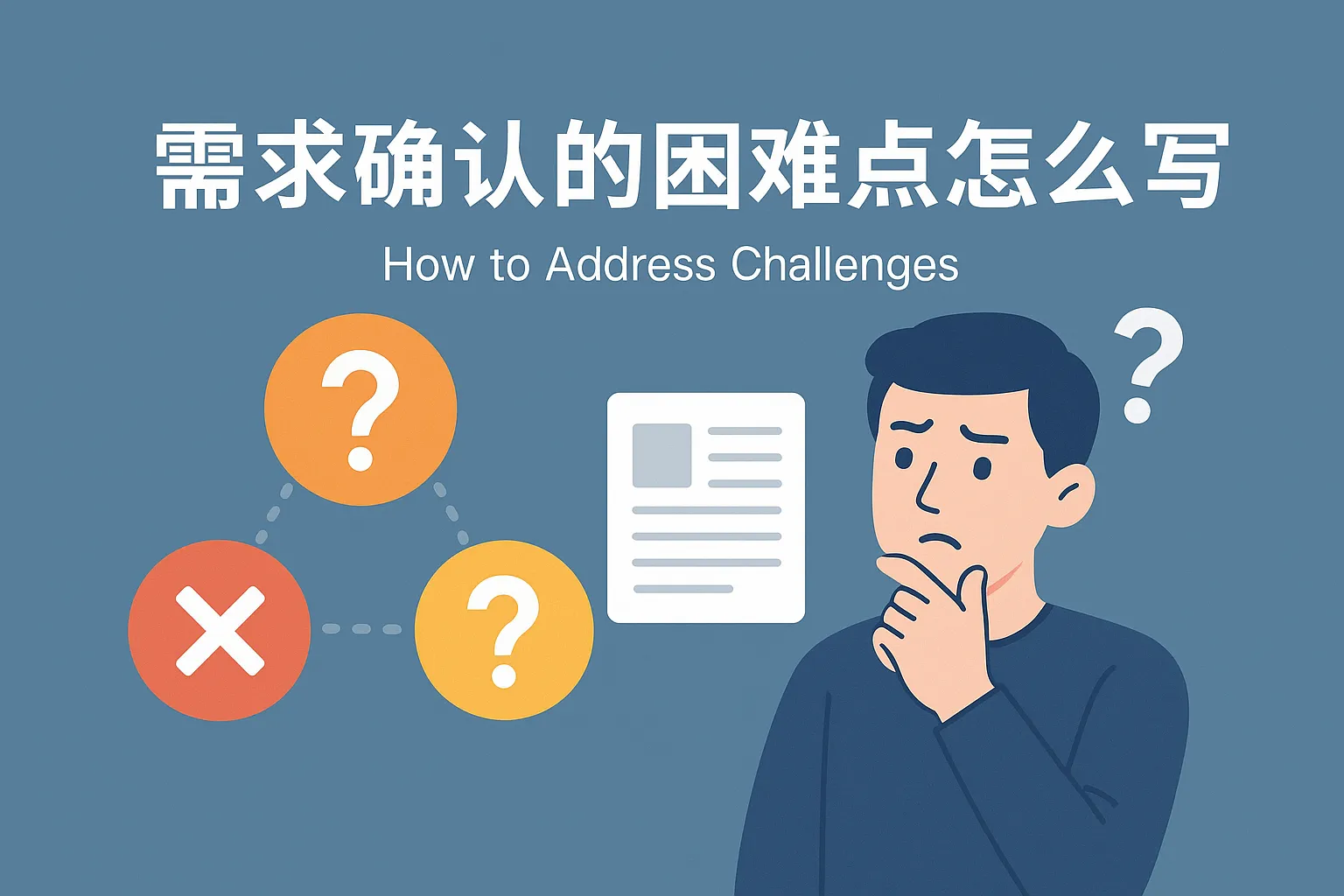 需求确认的困难点怎么写