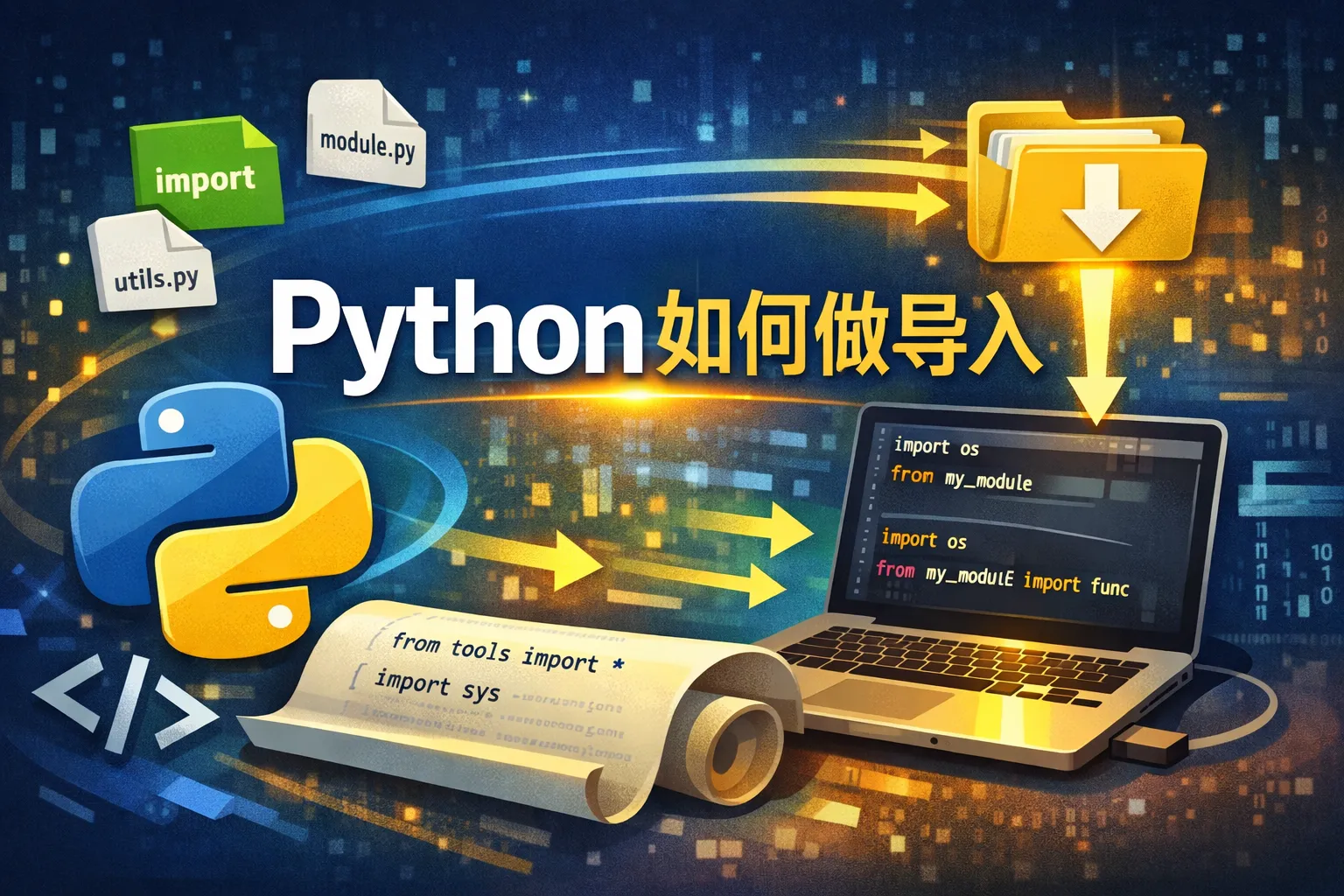 python如何做导入