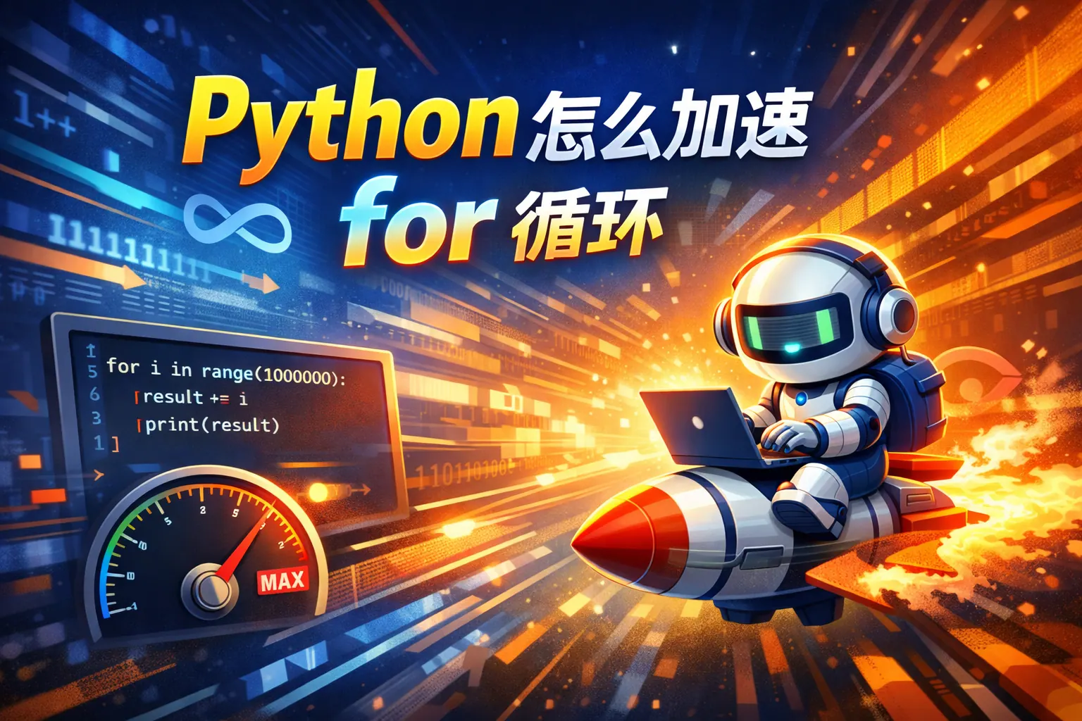 Python怎么加速for循环