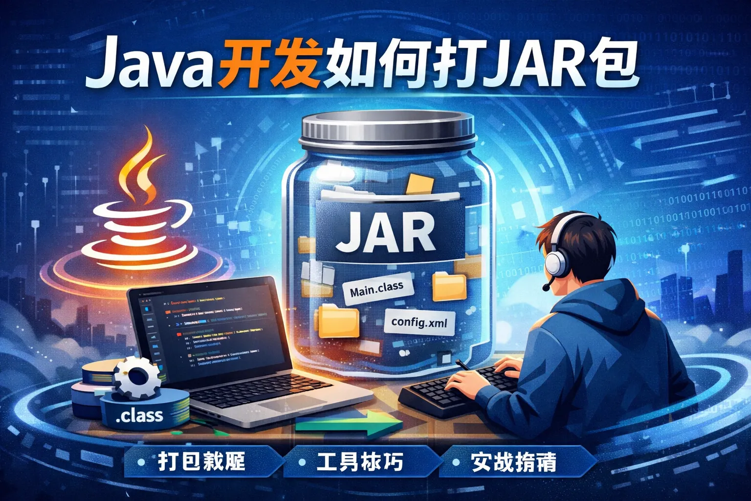 java开发如何打jar包