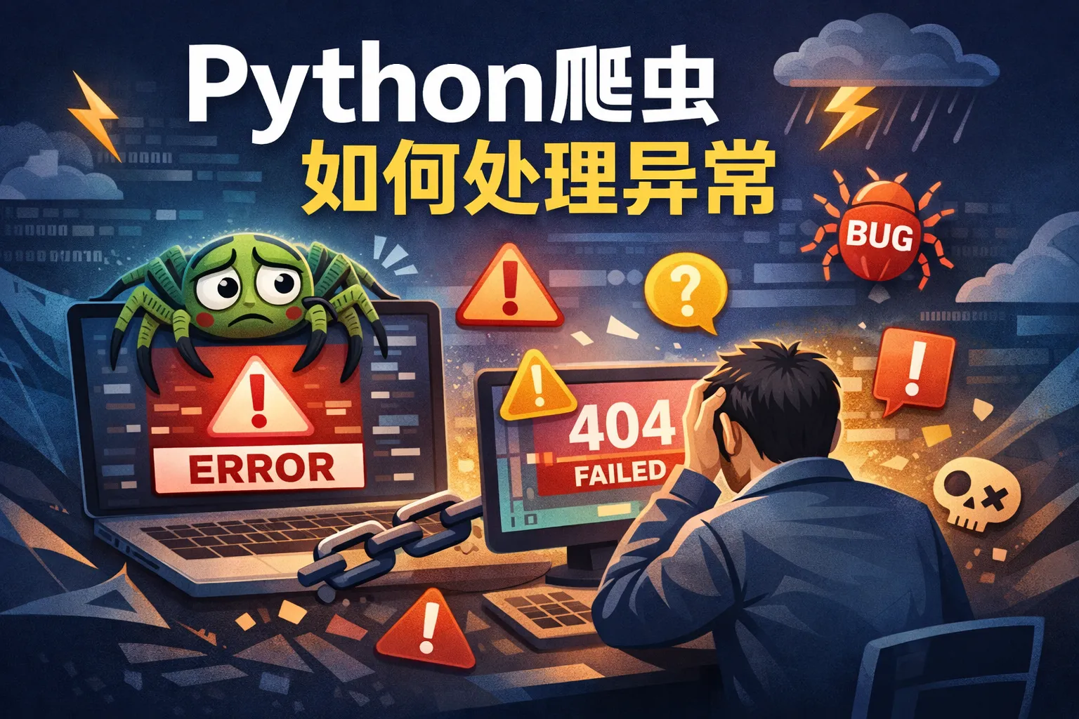 python爬虫如何处理异常
