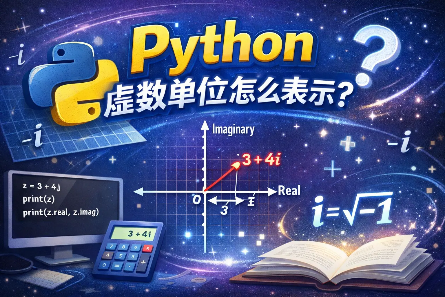 python虚数单位怎么表示