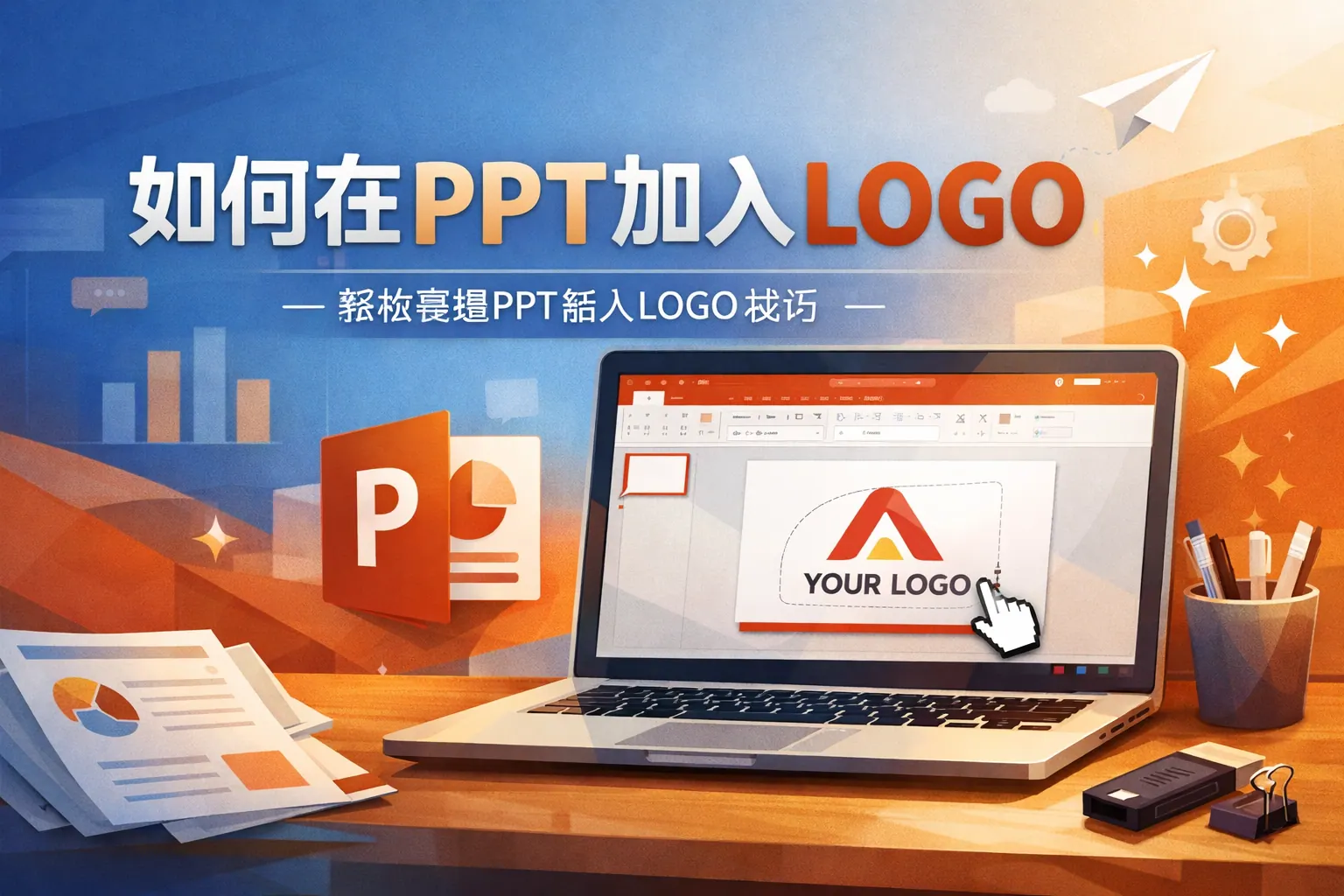 如何在ppt加入logo