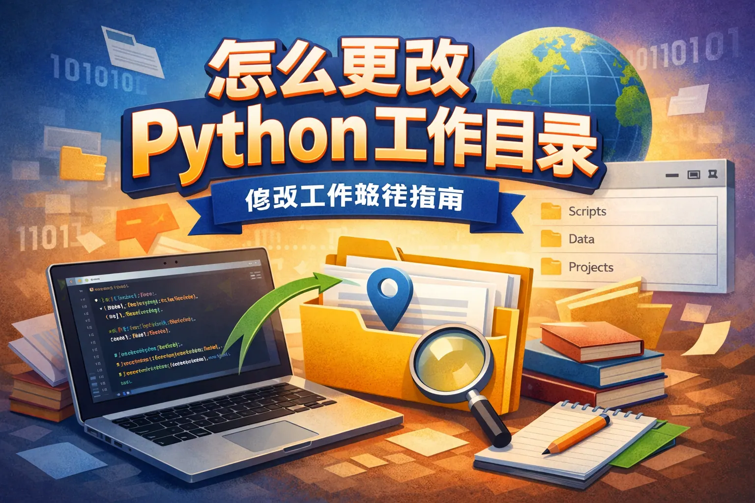 怎么更改python工作目录