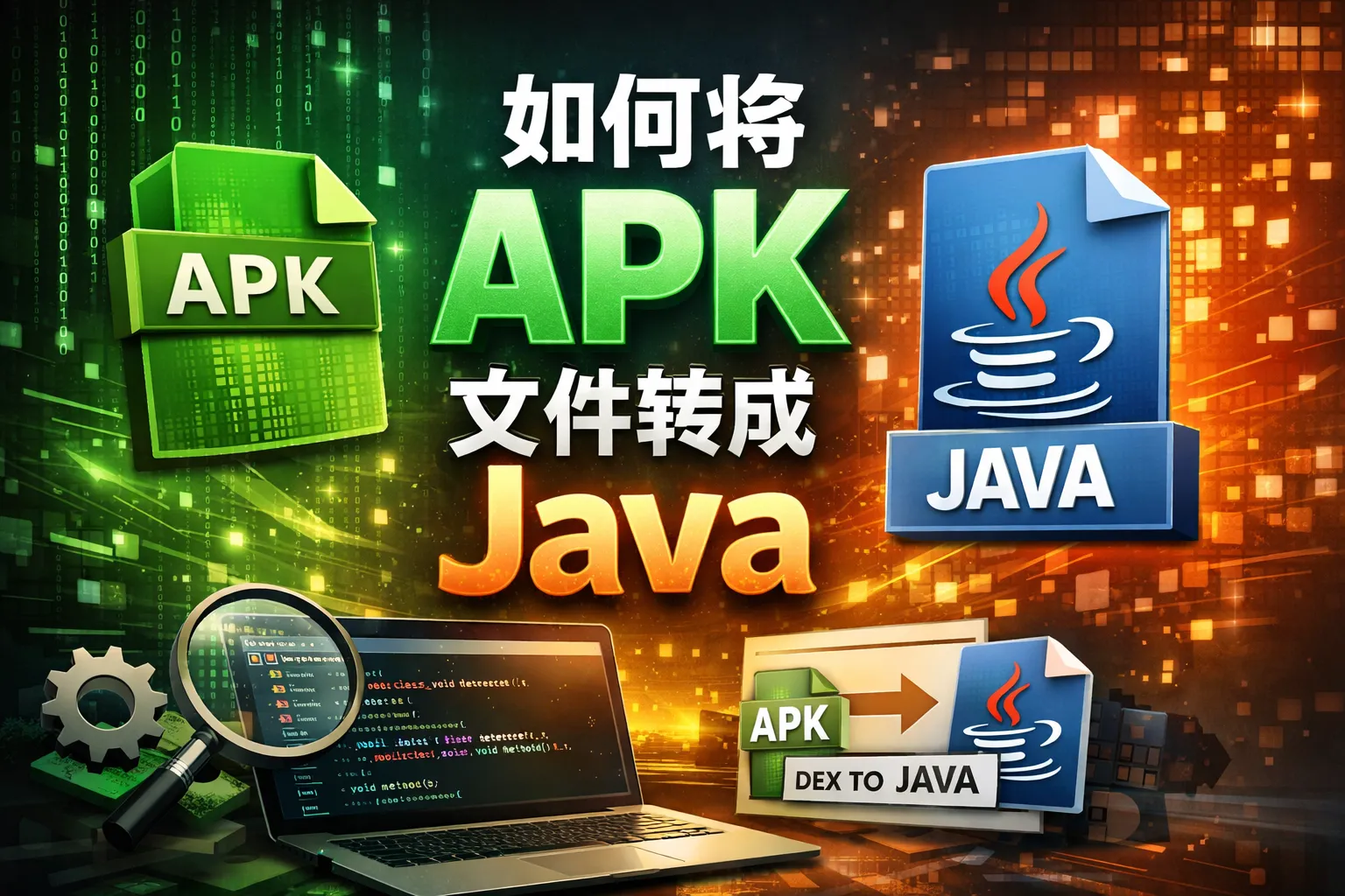 如何将apk文件转成java