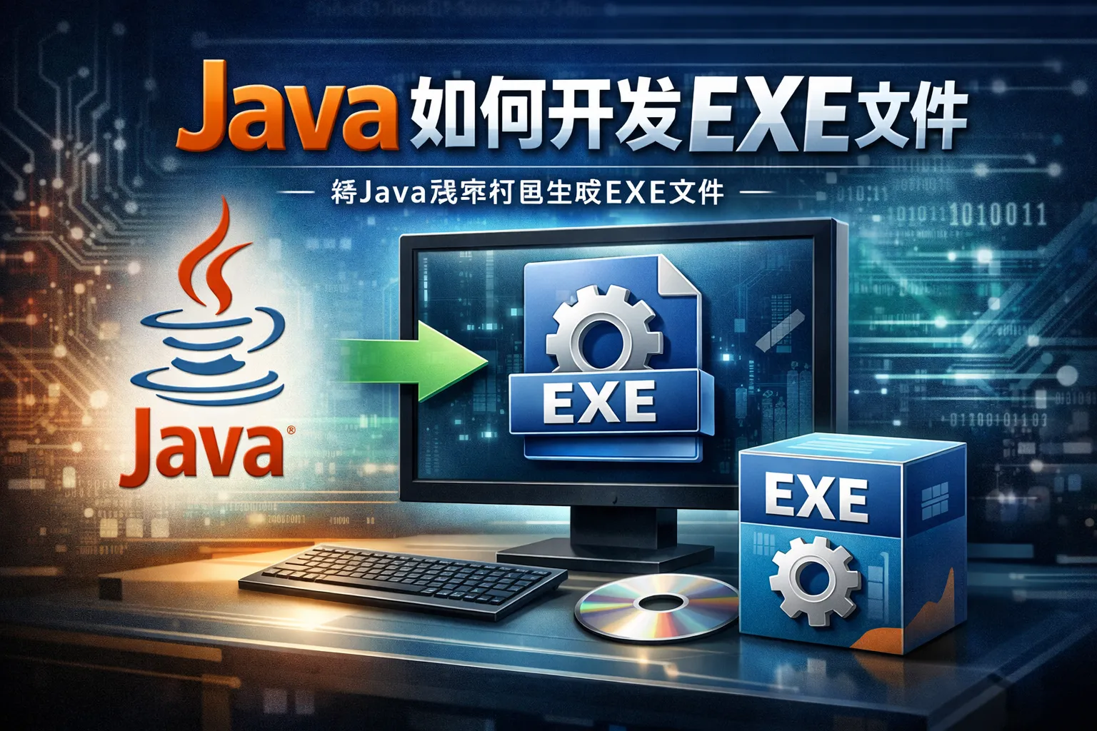 java 如何开发exe文件