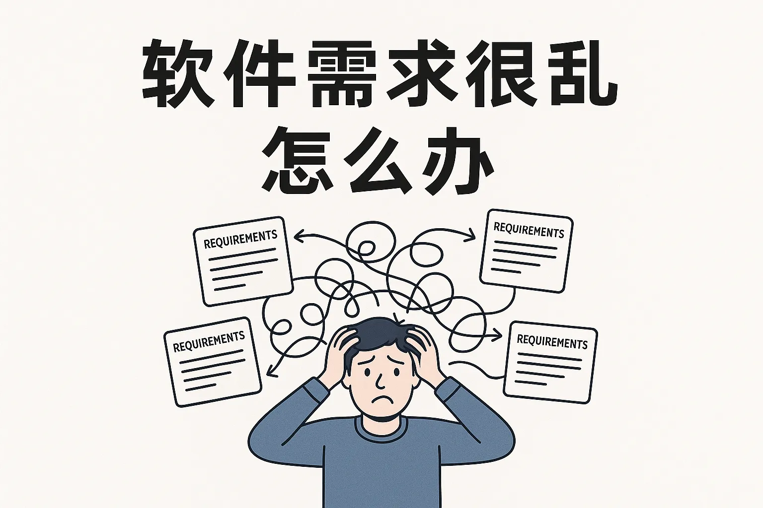 软件需求很乱怎么办