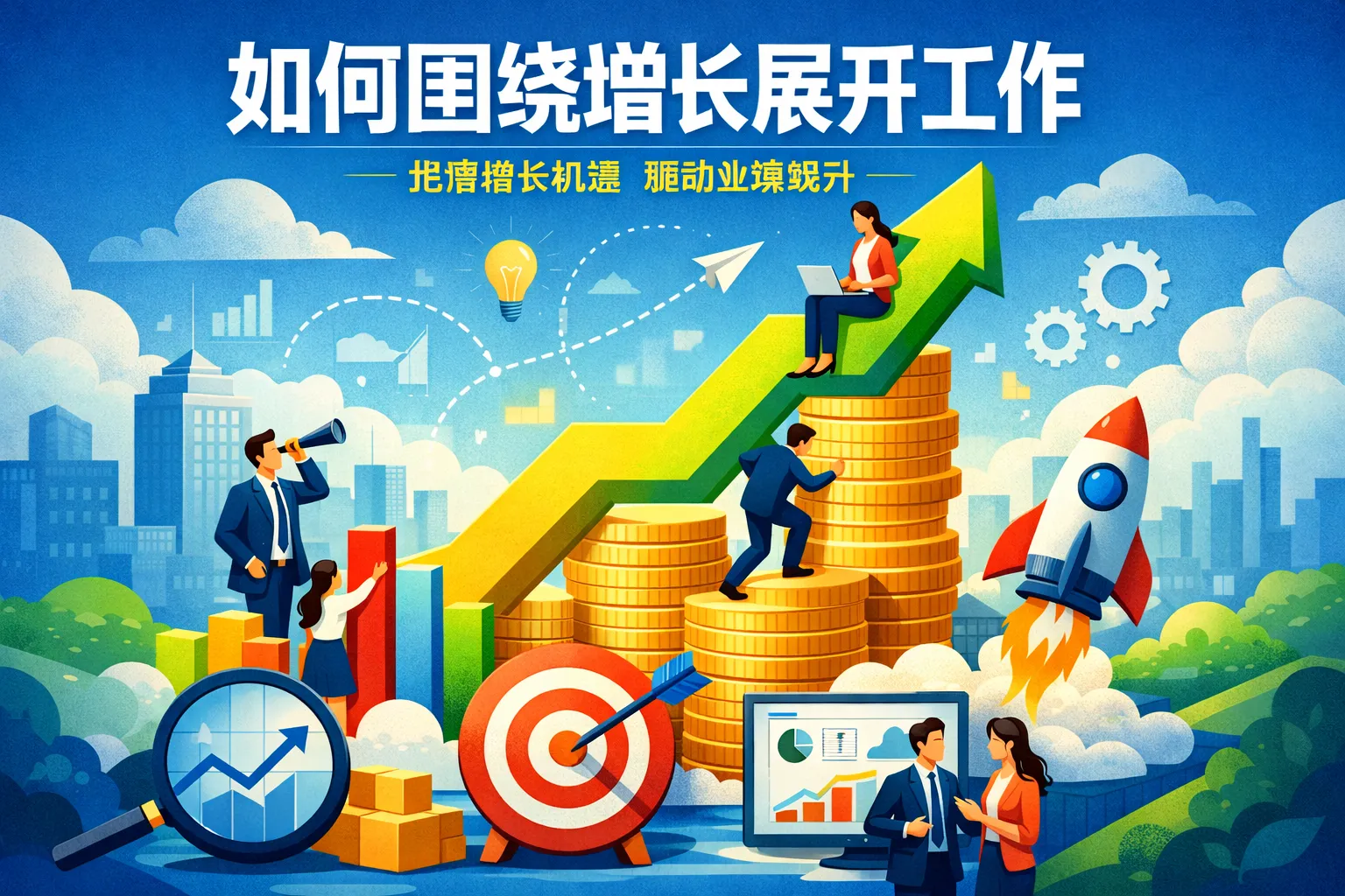如何围绕增长展开工作