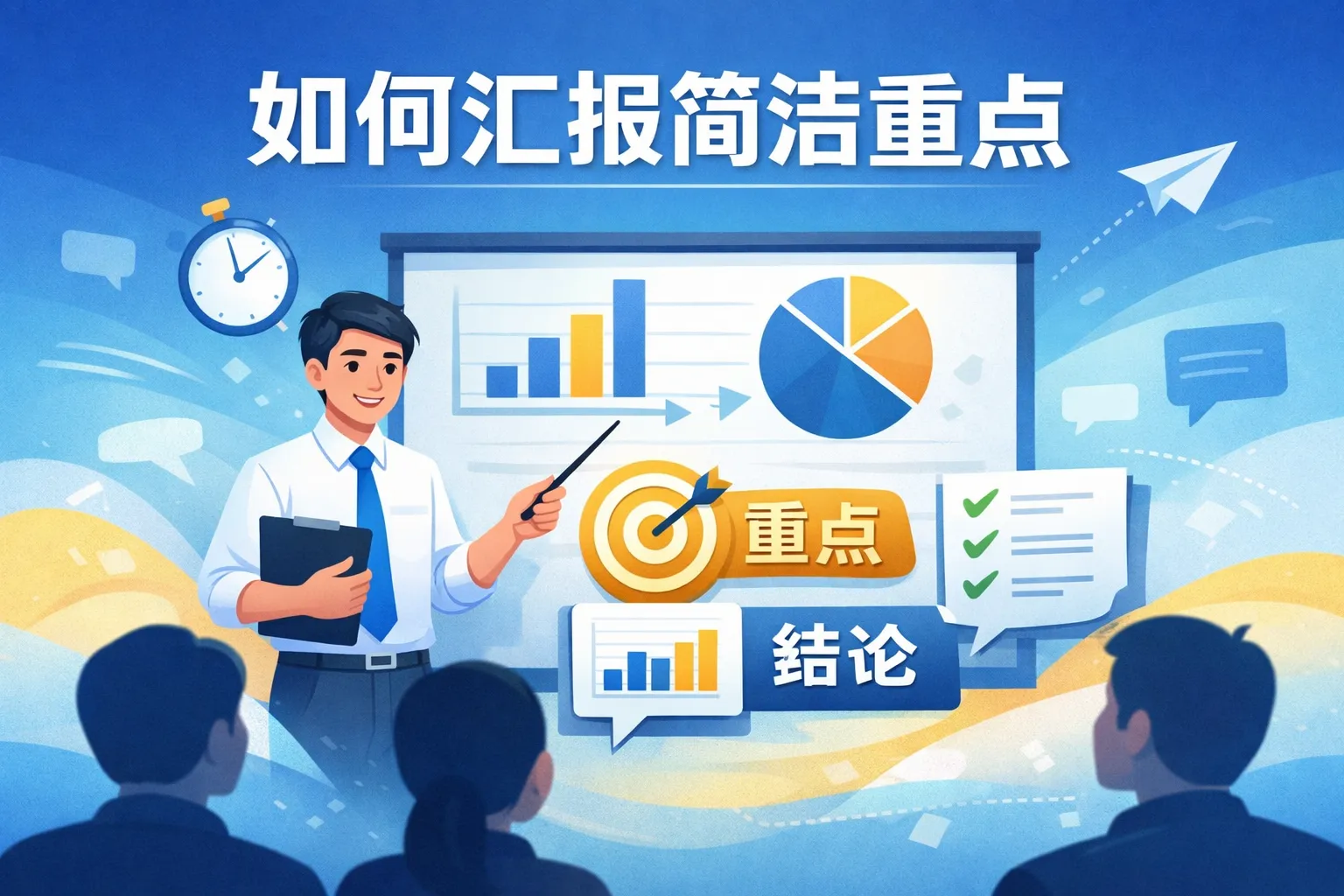 如何汇报简洁重点