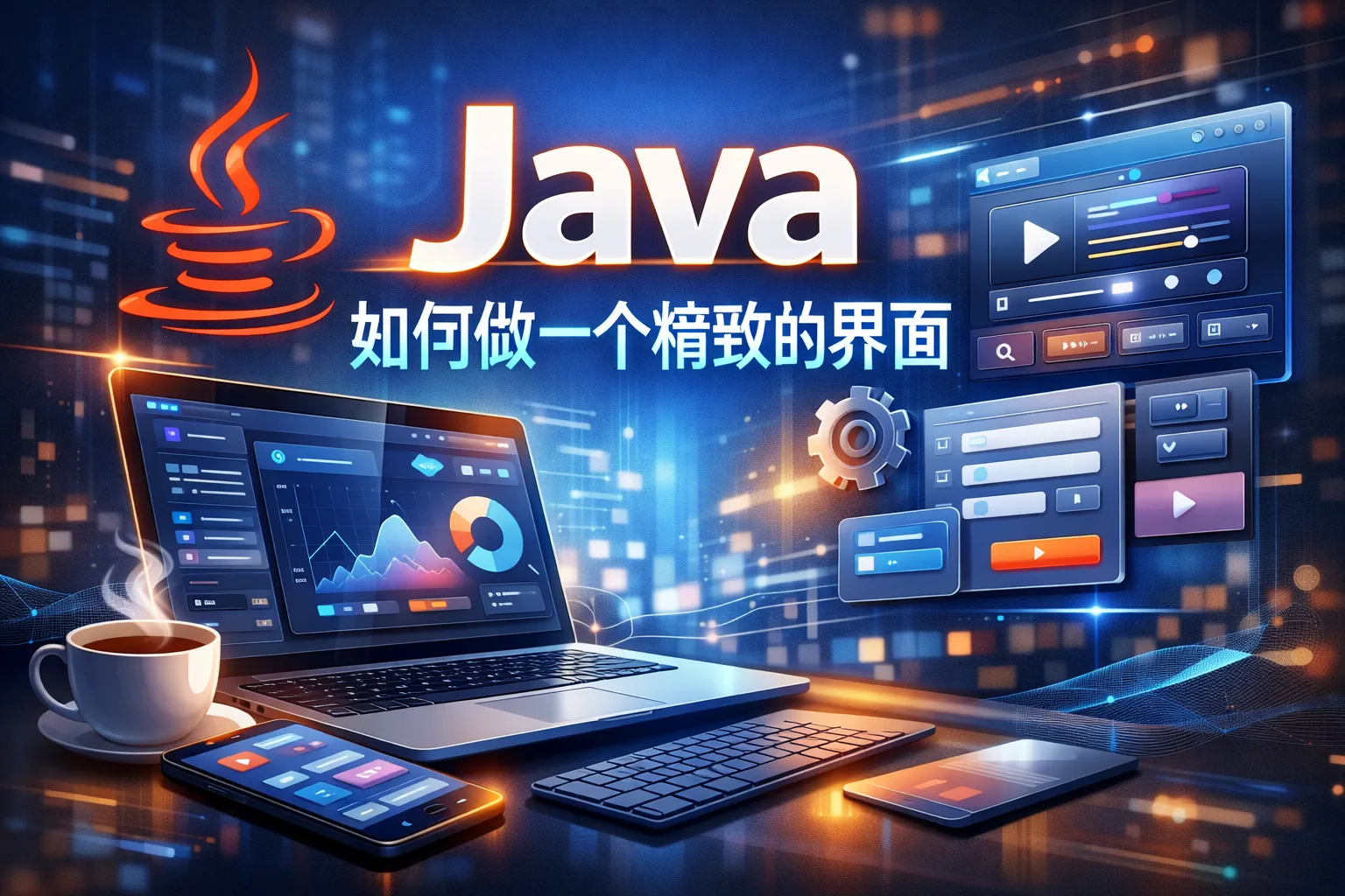 java如何做一个精致的界面