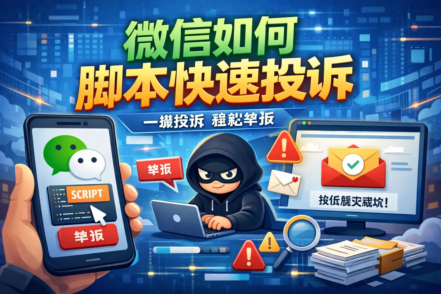 微信如何脚本快速投诉