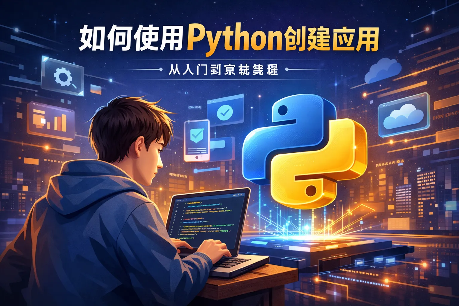 如何使用Python创建应用