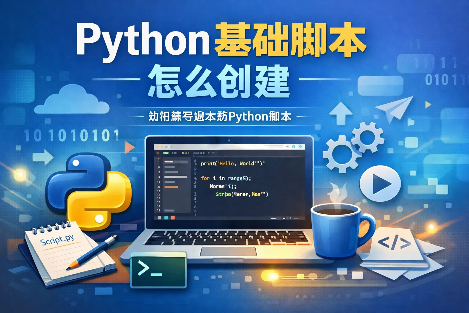 python基础脚本怎么创建