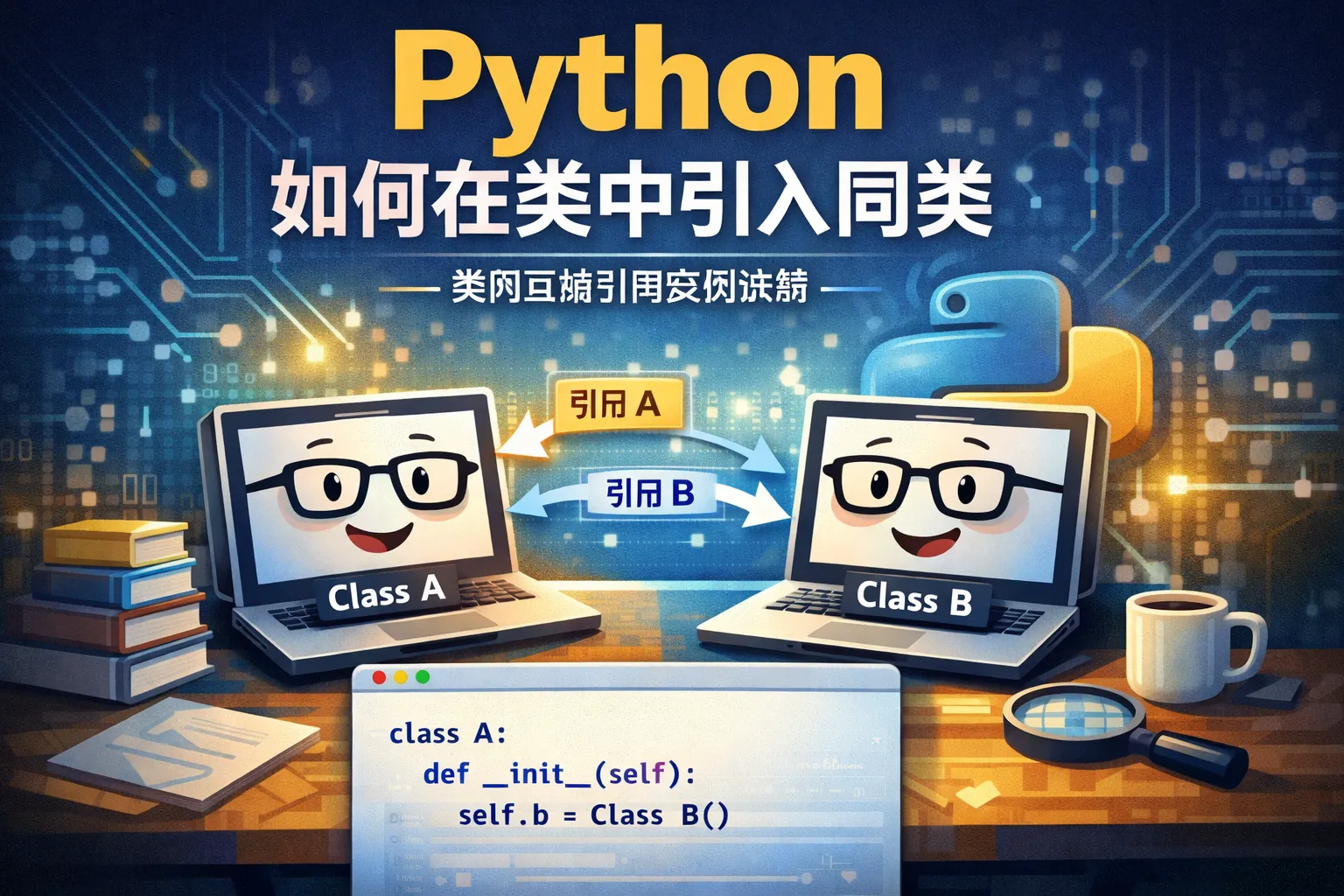 python如何在类中引入同类