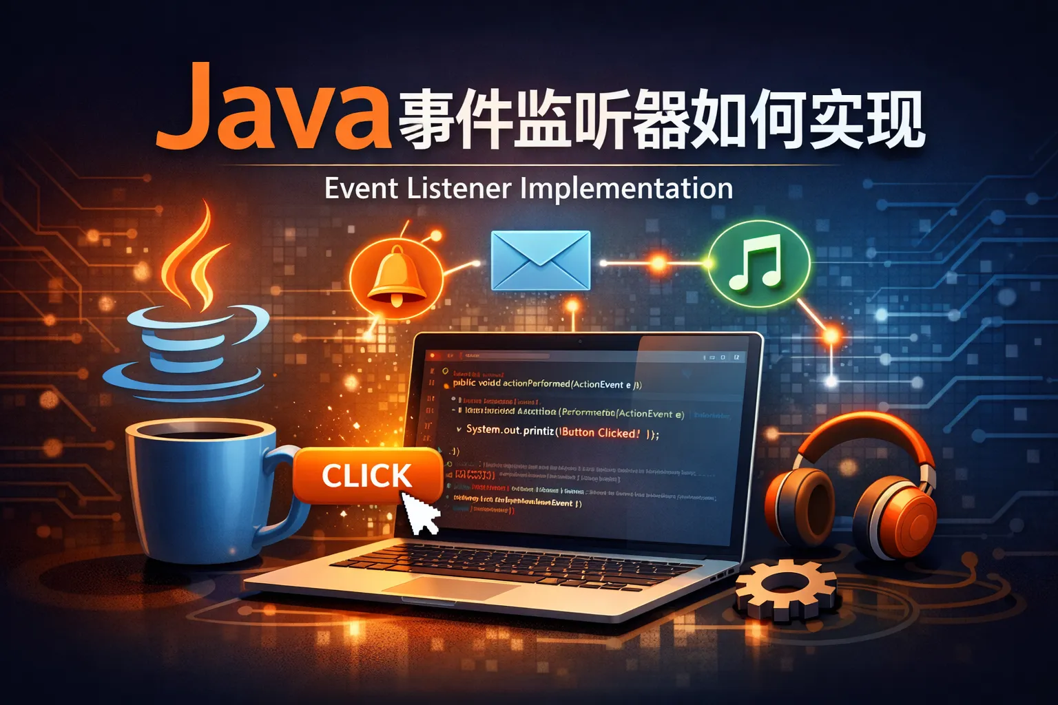 java事件监听器如何实现
