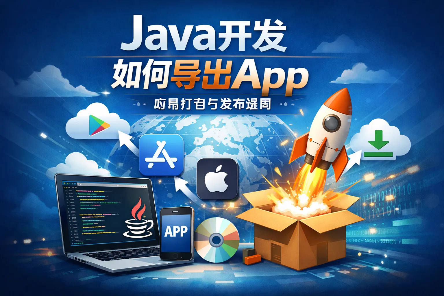 java开发如何导出app