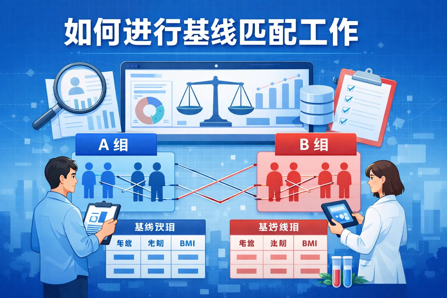 如何进行基线匹配工作