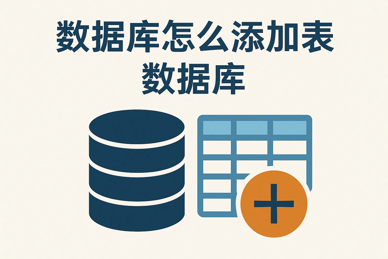 数据库怎么添加表数据库