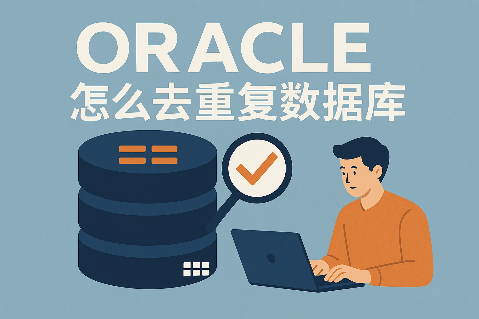 oracle怎么去重复数据库