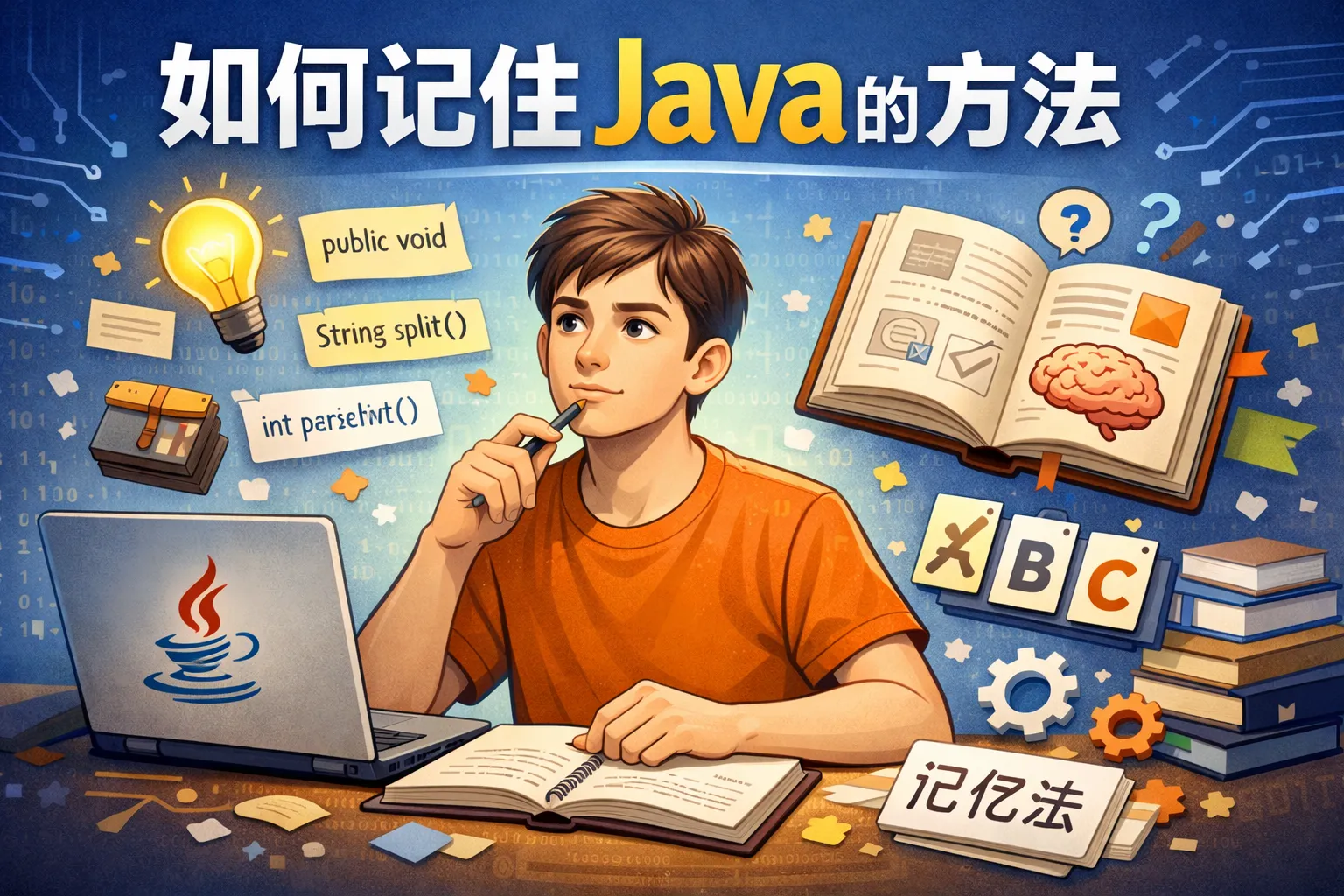 如何记住java的方法